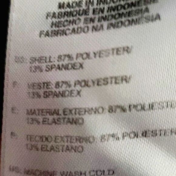 Adidas Climalite Green Drawstring Calf Crop Stretchy Pants Athleisure - Picture 7 of 7